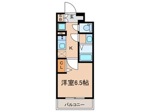 プレサンスTHE神戸(313)の物件間取画像